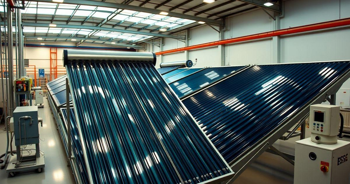 Fábrica de Aquecedor Solar revolucionando a eficiência energética