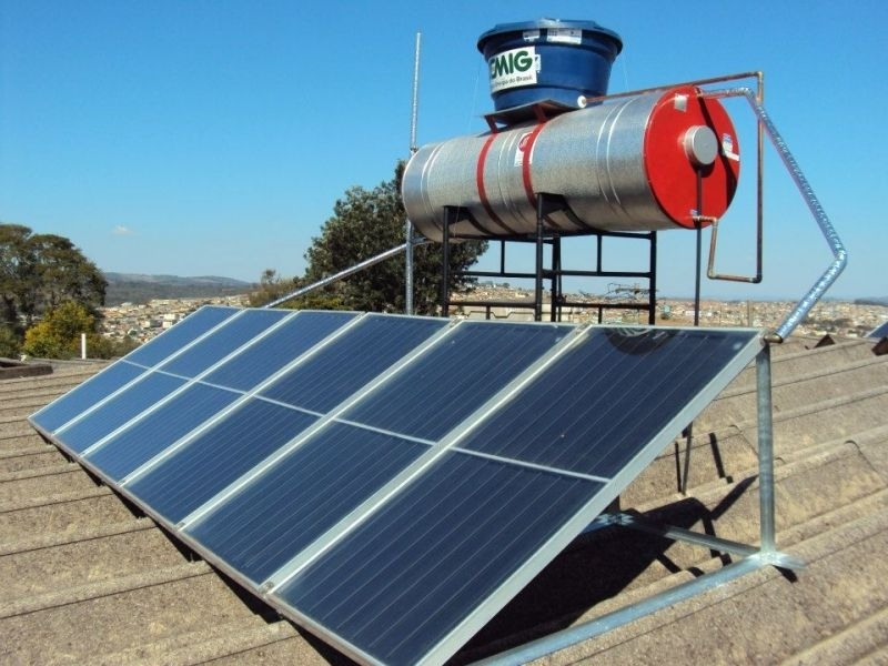 Aquecedor de água Solar 200 Litros Vila Nova Conceição - Boiler Solar com Apoio Eletrico