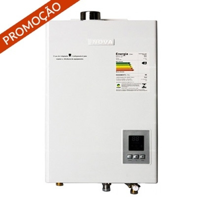 Aquecedor Residencial Solar Chapada de Minas - Boiler Eletrico e Solar