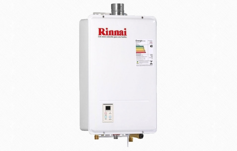 Aquecedor Rinnai 1602 a Venda Chapena - Aquecedor de água Komeco