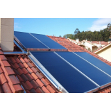 aquecedor de agua solar residencial Faria Lima